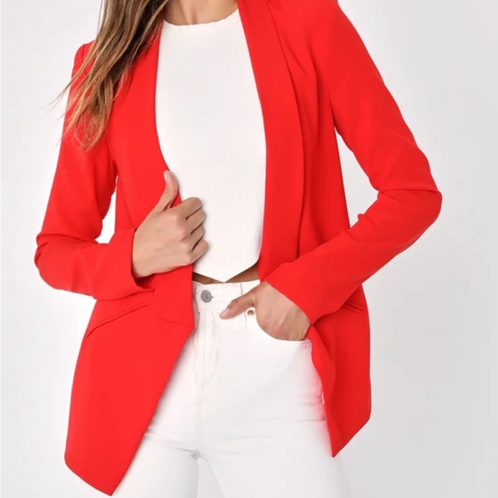 Women's Red Blazer - Lulus